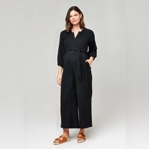 NWT Nom Maternity Cotton Gauze Nursing Jumpsuit - XS